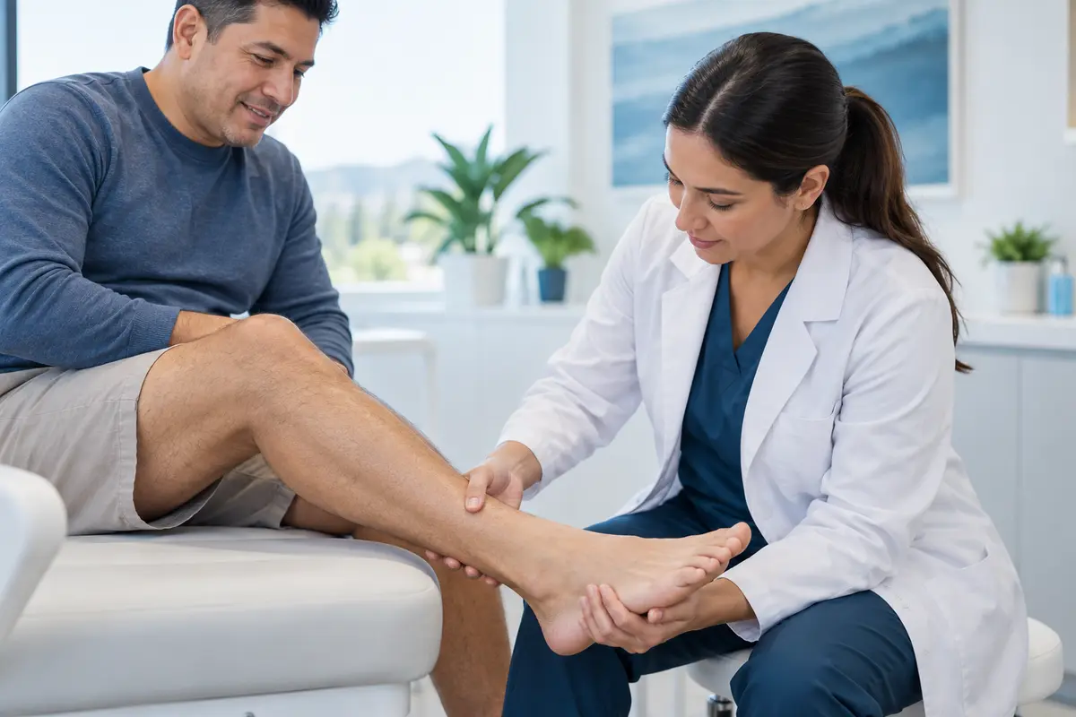 Evaluación clínica del pie